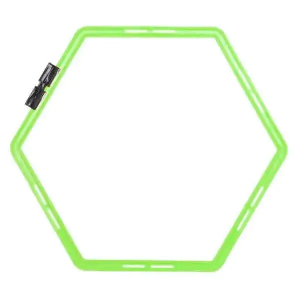 Argola Grade Hexagonal de Agilidade 6 Unidades Verde