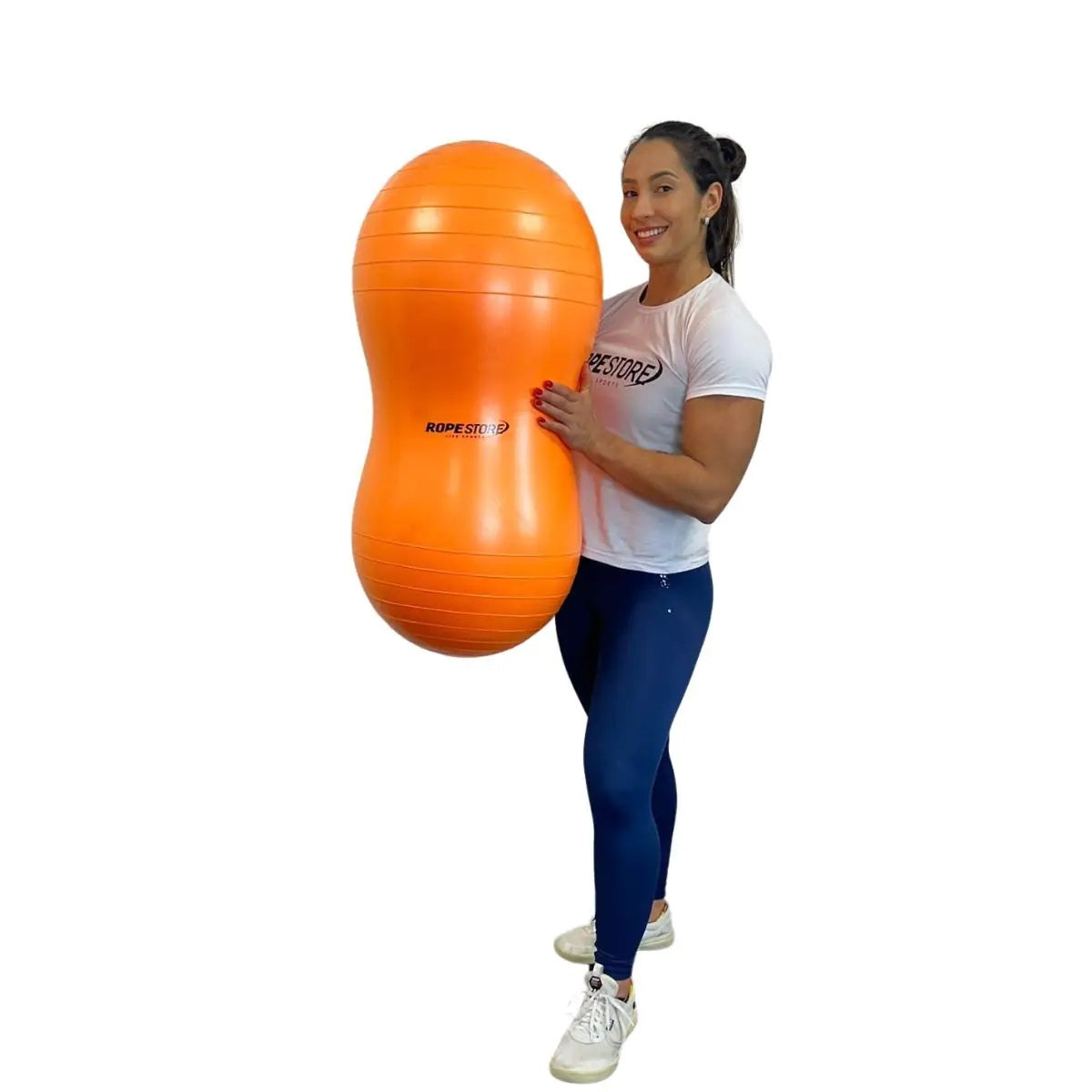 Bola Feijão Peanut Ball 90x45 cm Laranja