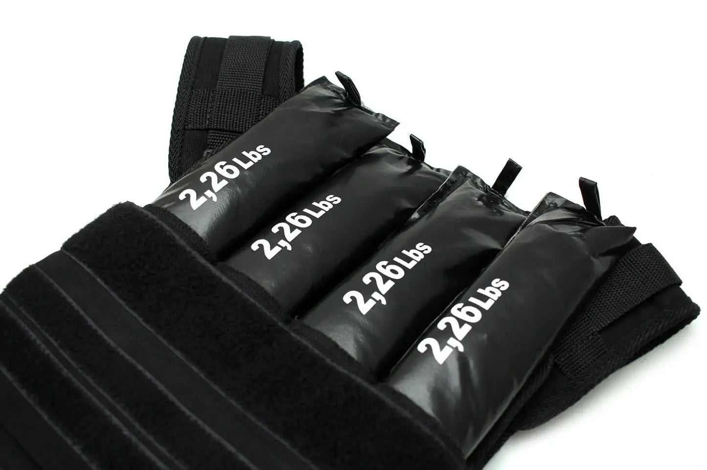Colete Ajustável Com Carga De 20 Libras Preto