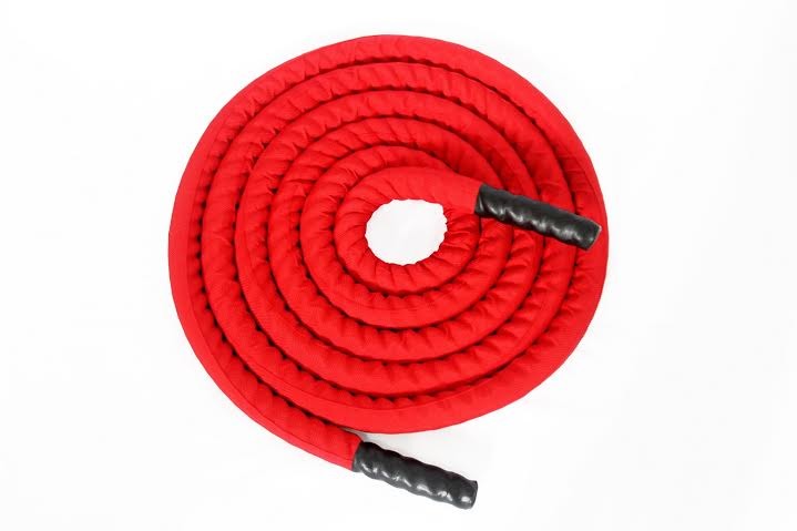 Corda Naval 40 mm Revestida Vermelho Rope Training