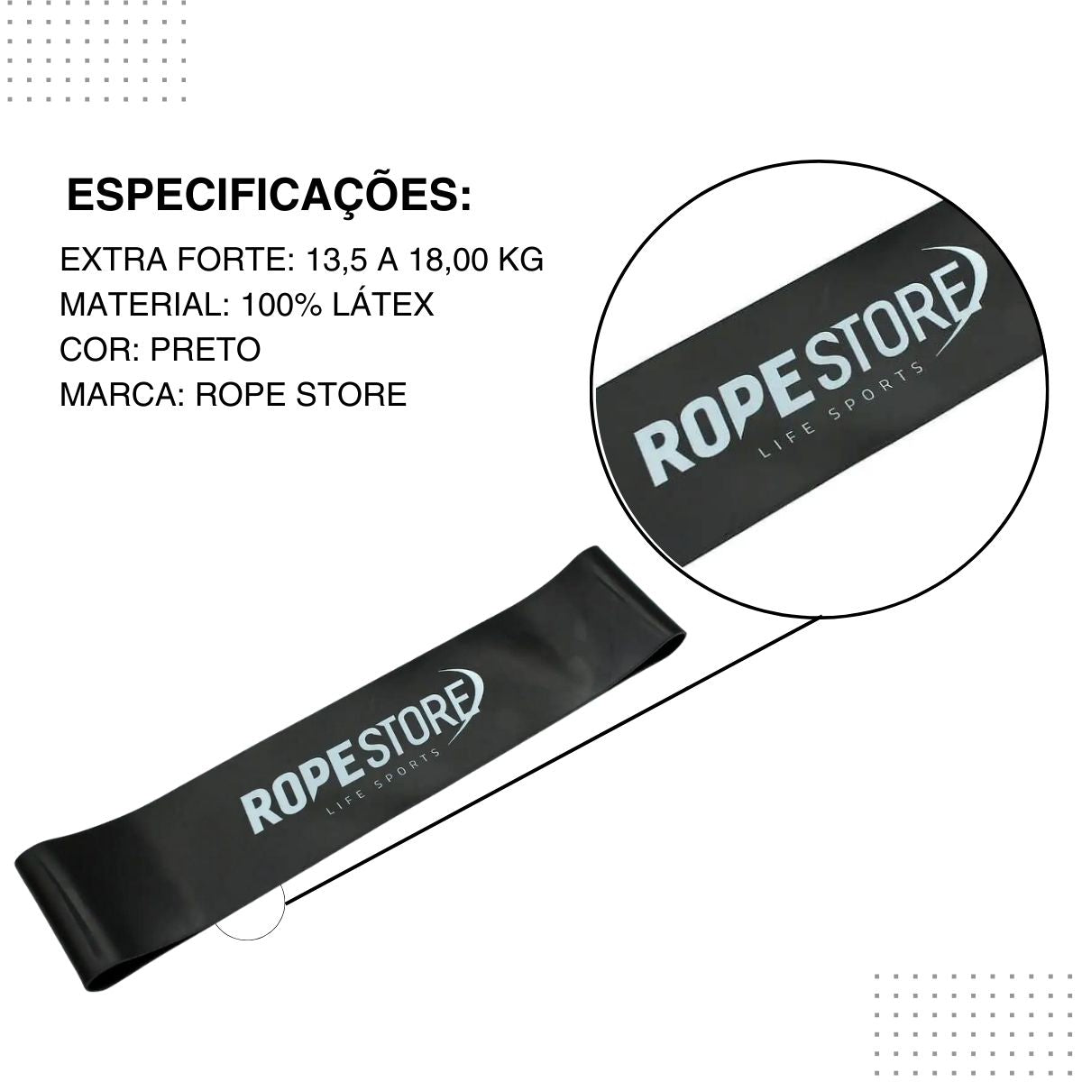 Mini Band Extra Forte Preta