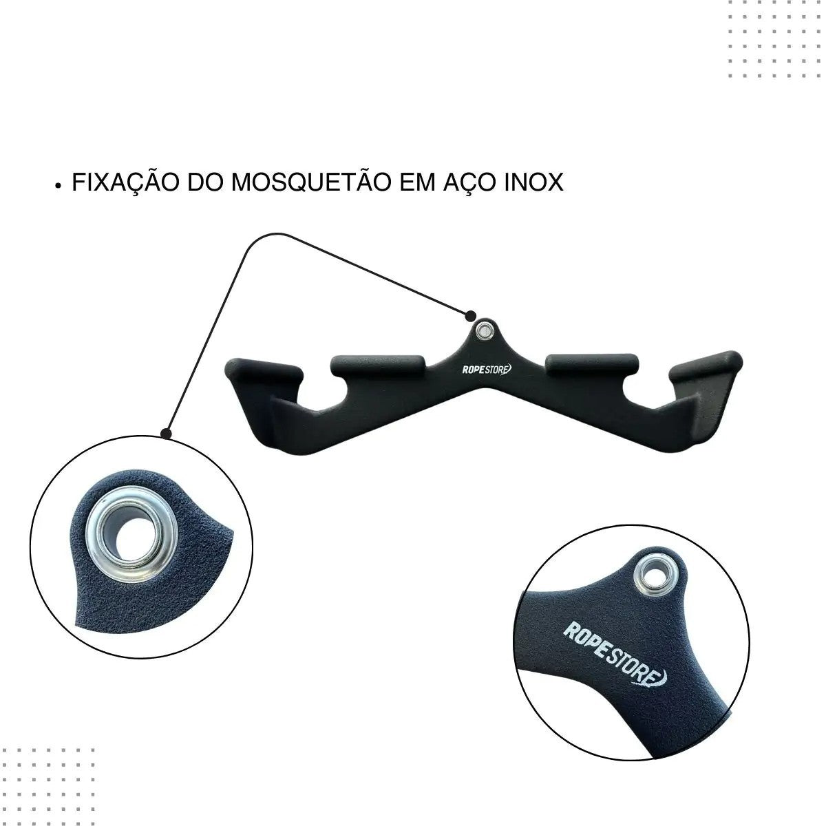 Kit Puxadores Anatômicos Multipegadas + Suporte De Chão
