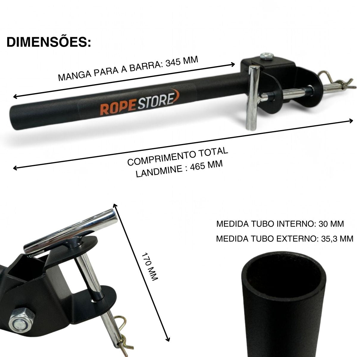 Landmine Stander 360 para Gaiolas e Rack