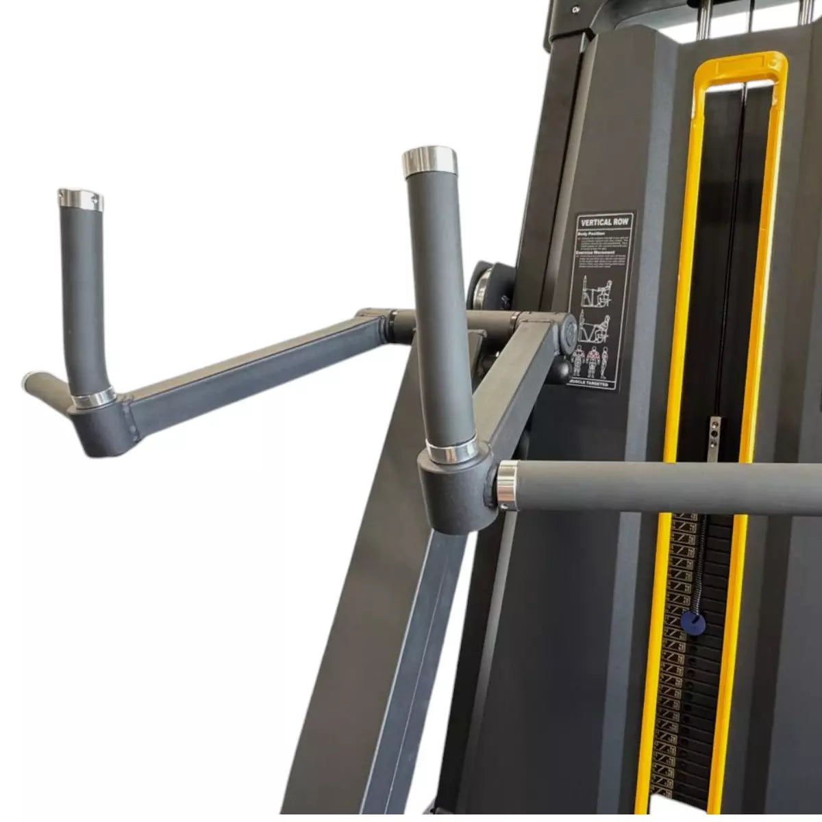 Máquina Vertical Row Remada Carga 130 kg Linha Hard