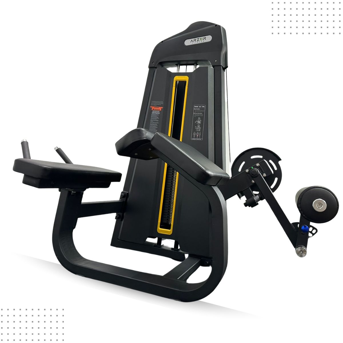 Mesa Flexora Deitada 120 kg Linha Hard
