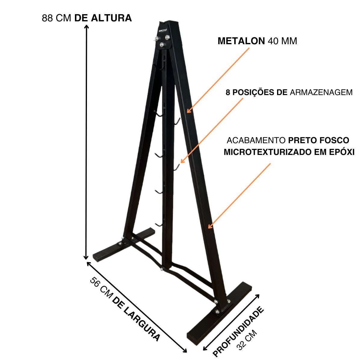 Suporte De Chão para Puxadores Anatômicos RS8