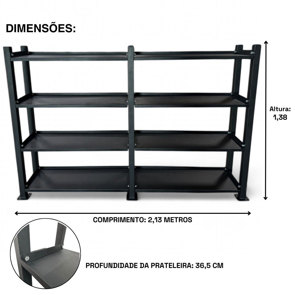 Suporte Organizador Multifuncional 8 Prateleiras