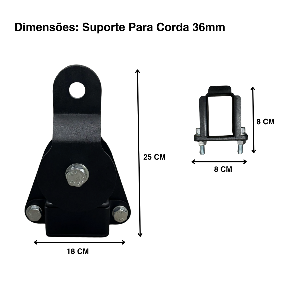 Suporte Para Corda Escalada Sisal