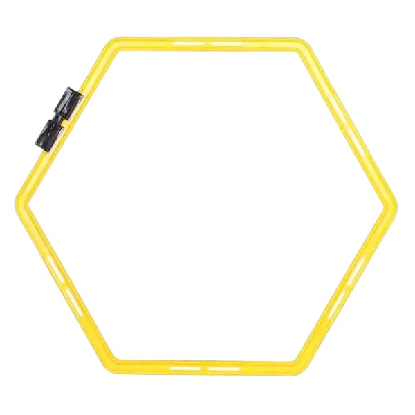 Argola Grade Hexagonal de Agilidade 6 Unidades Amarela