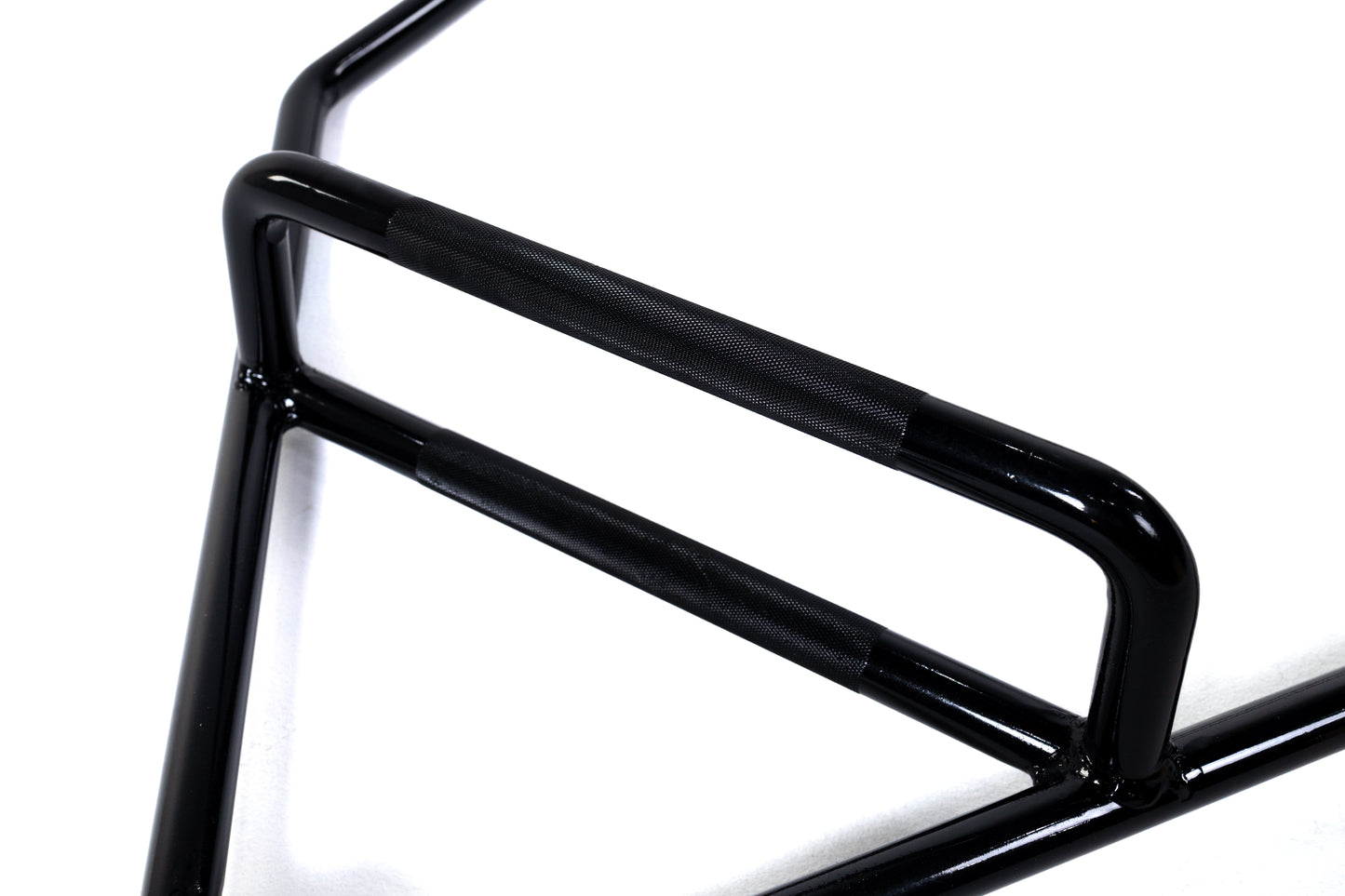 Barra Hexagonal Olímpica Maciça Pintada Ponteira Cromada 180 cm