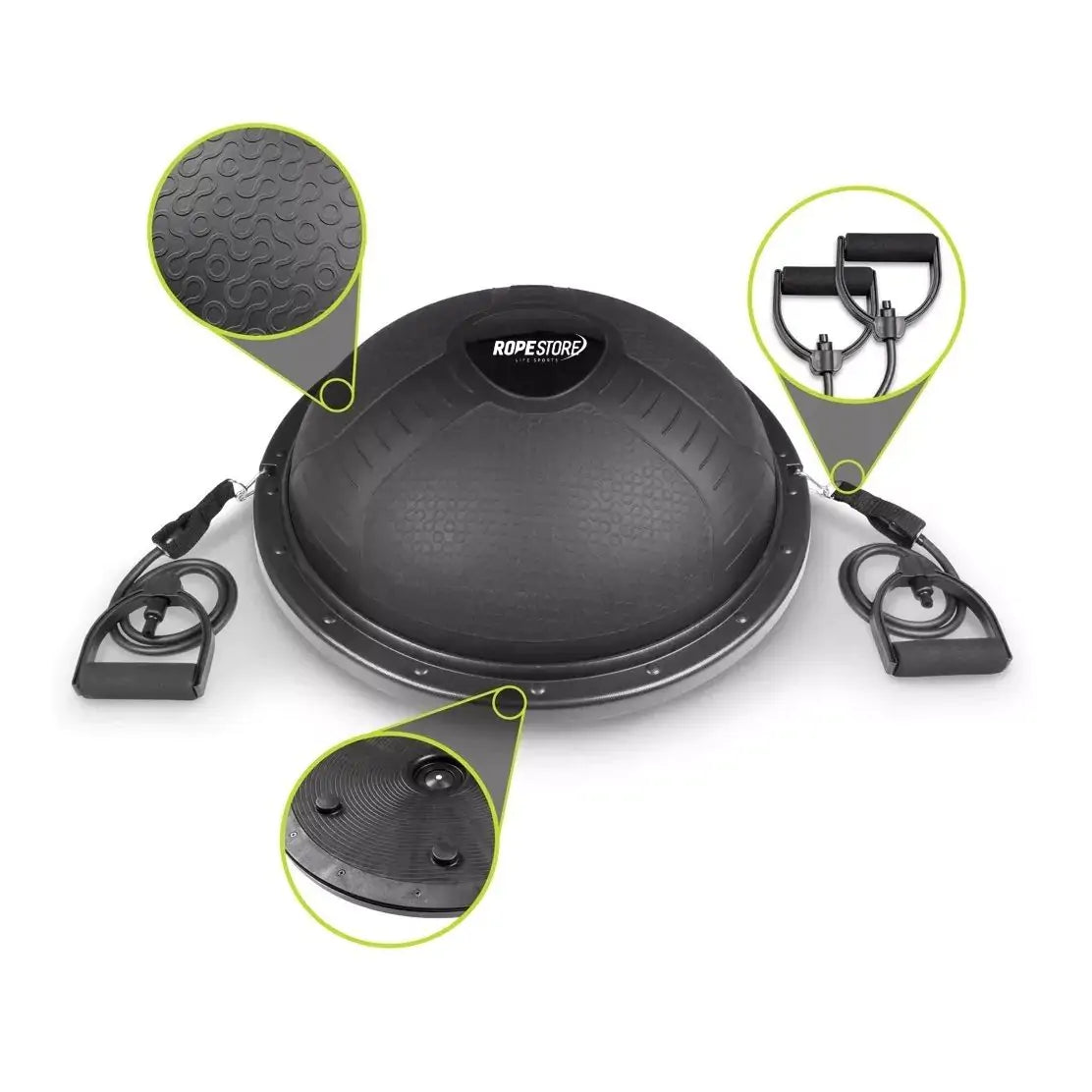 Meia Bola de Equilíbrio Body Dome com Alça