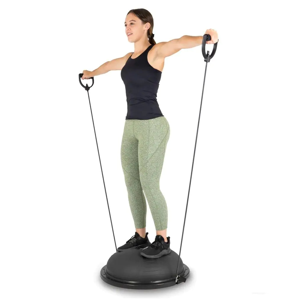 Meia Bola de Equilíbrio Body Dome com Alça