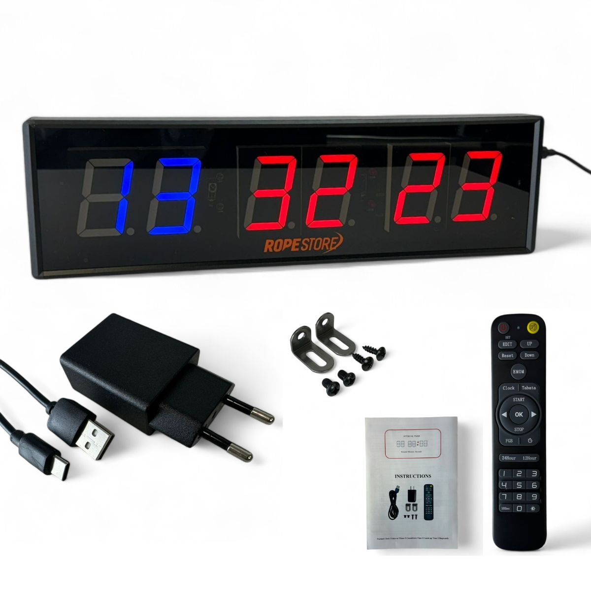 Timer Led Cronômetro 6 Dígitos com Controle Remoto