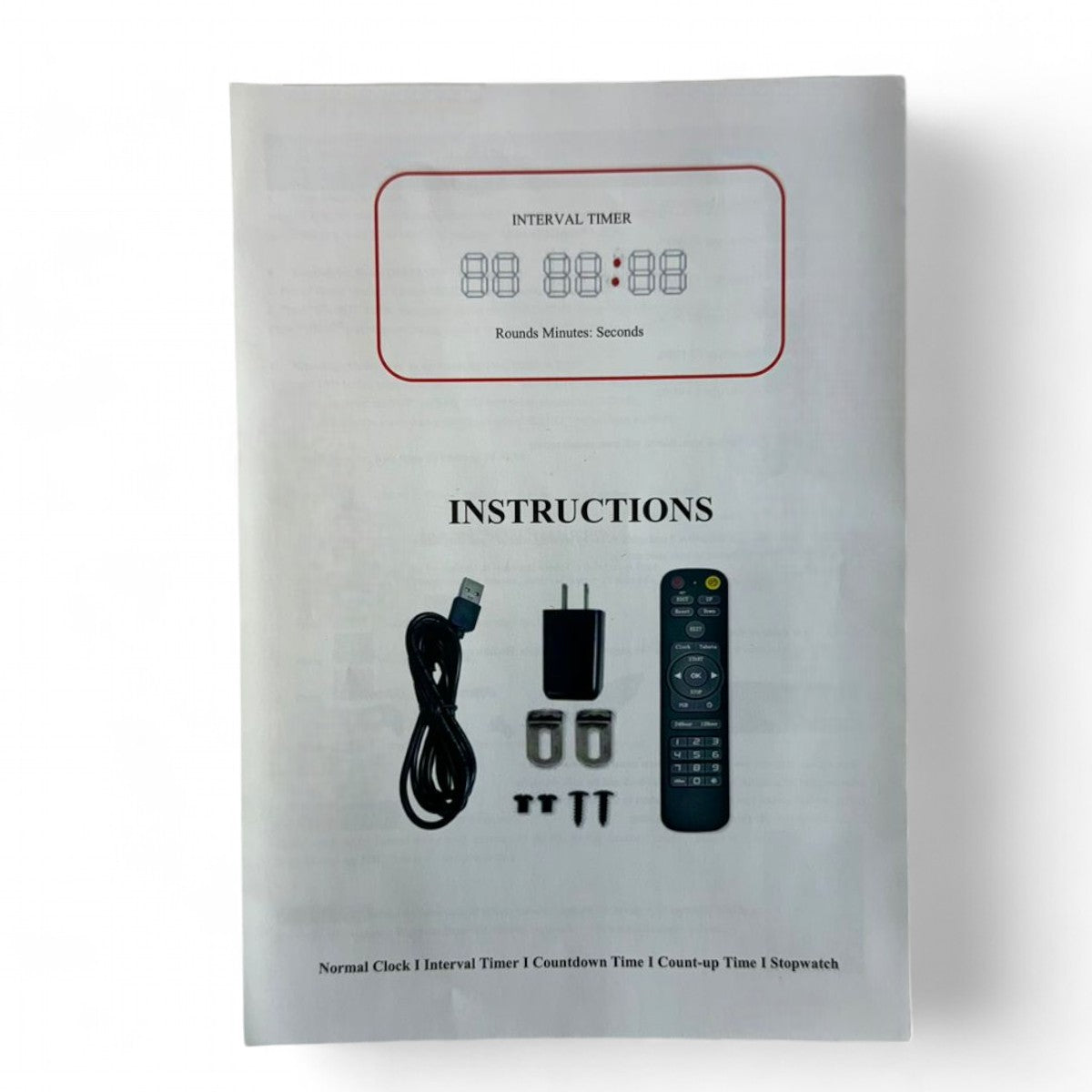 Timer Led Cronômetro 6 Dígitos com Controle Remoto