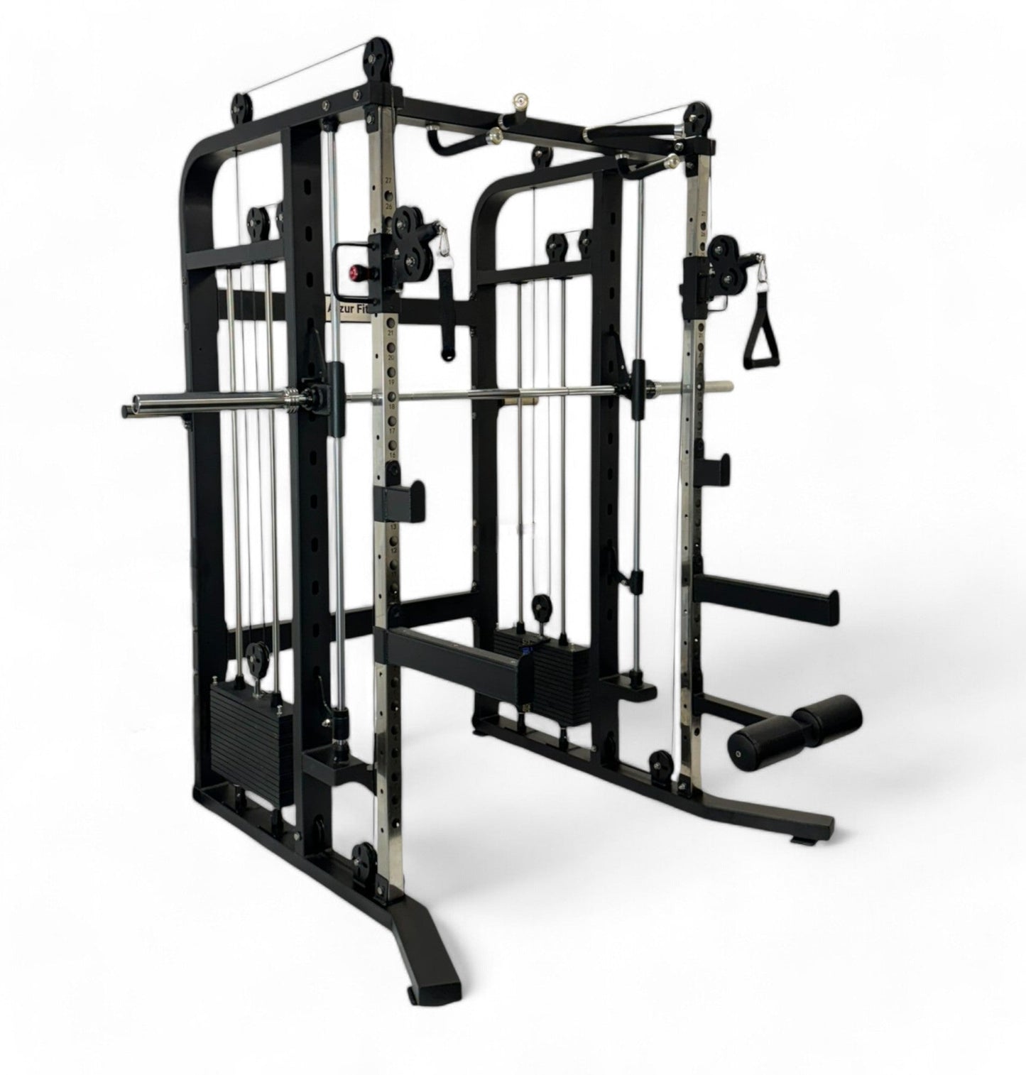Rack Multifuncional com Smith 80 kg de Carga Linha Hard