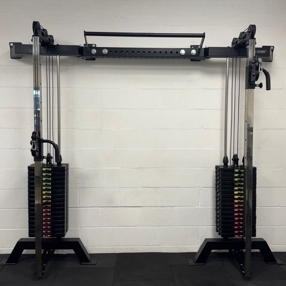 Crossover de Parede com Carga Regulável 50kg Profissional Musculação