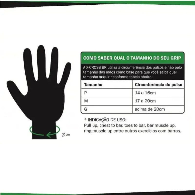 Hand Grip RS-CROSS Pull up Preto x Laranja Rope Store