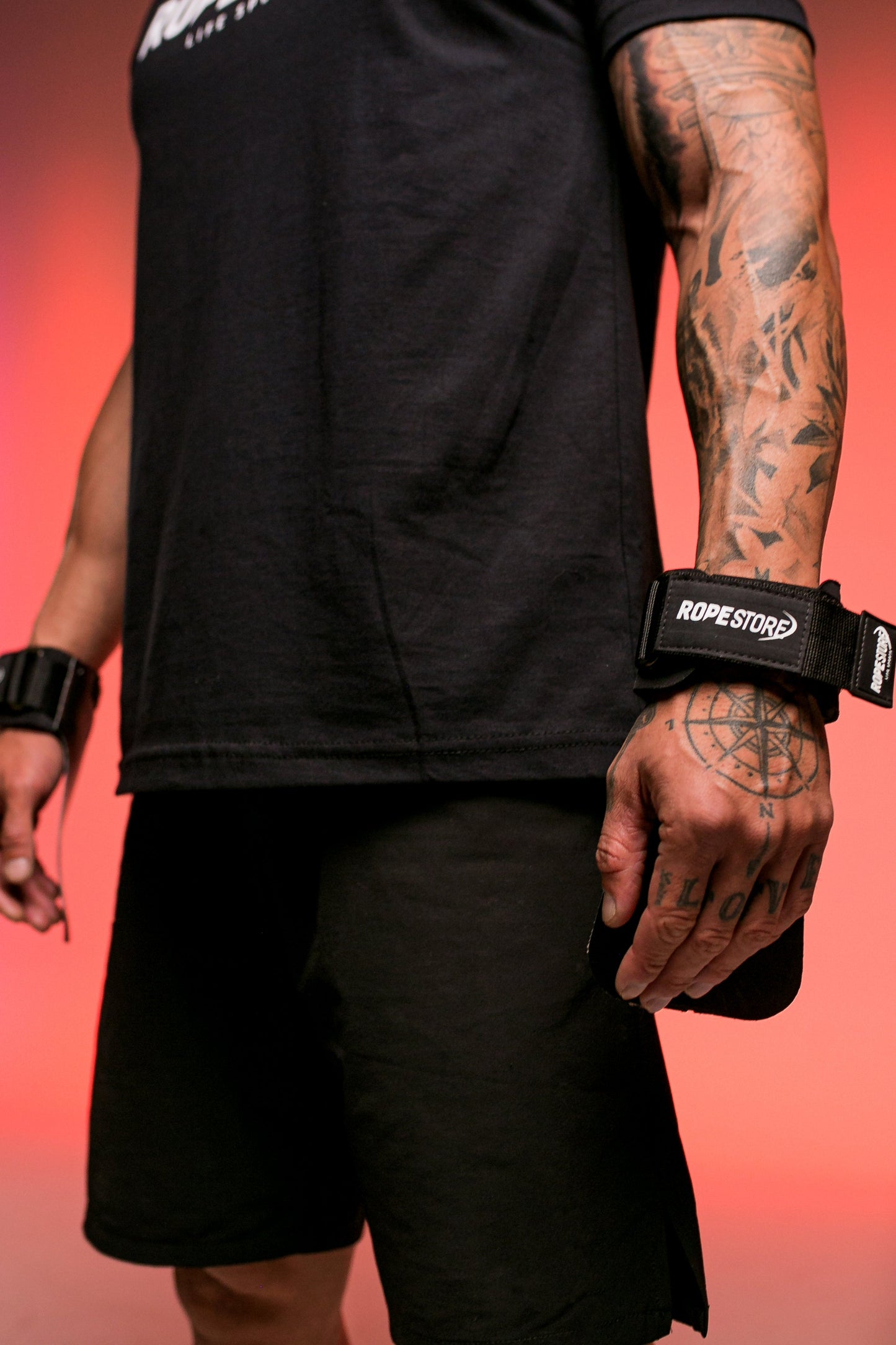Hand Grip RS-CROSS Pull up Preto Rope Store