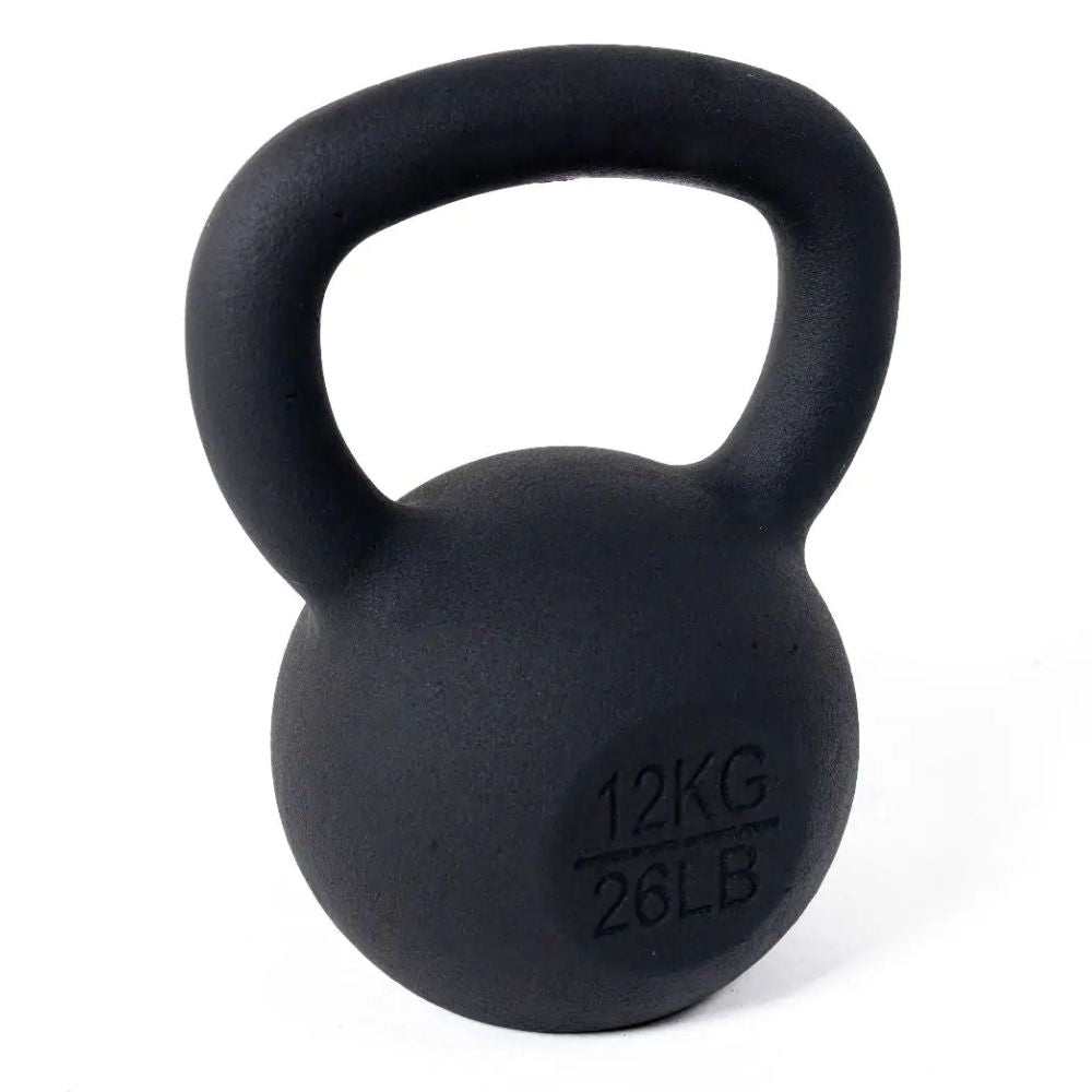 Kettlebell Iron Cast Ferro Fundido Preto