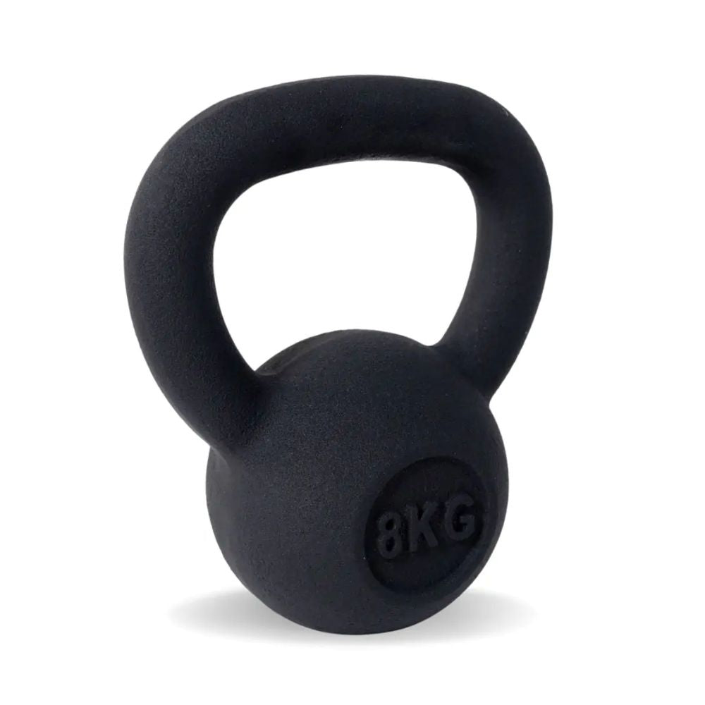 Kettlebell Iron Cast Ferro Fundido Preto