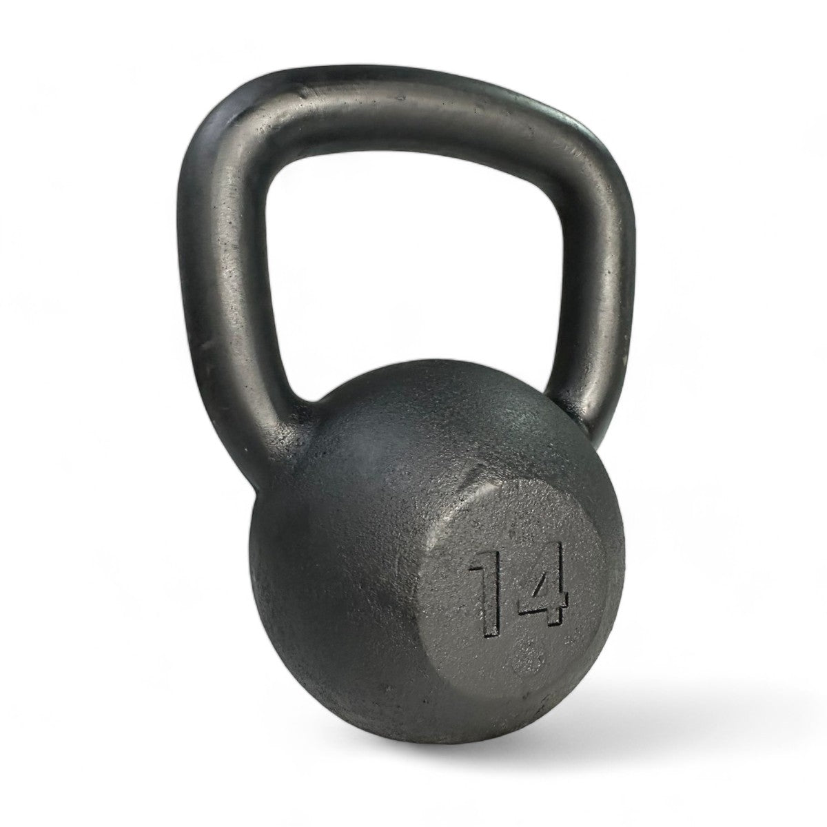 Kettlebell Pintado Ferro Fundido Preto