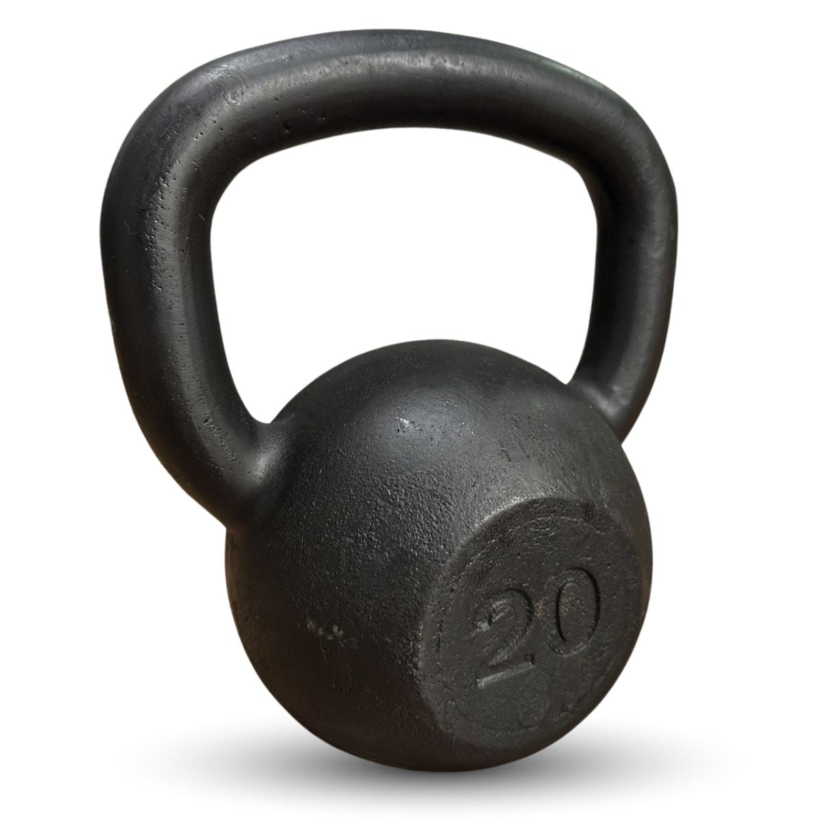 Kettlebell Pintado Ferro Fundido Preto