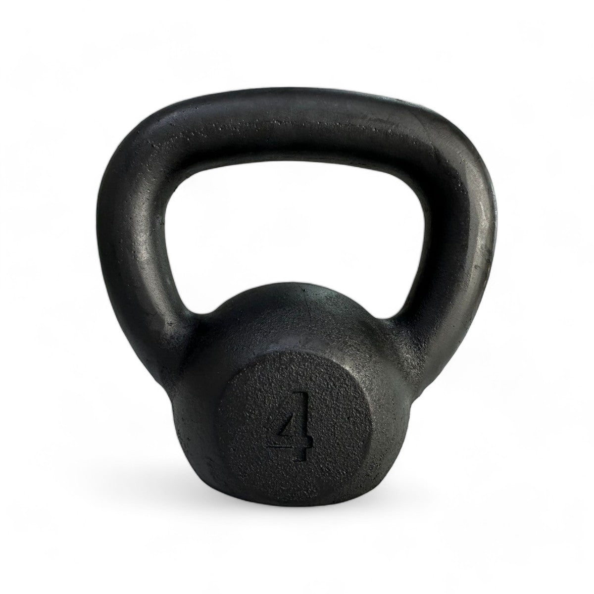 Kettlebell Pintado Ferro Fundido Preto
