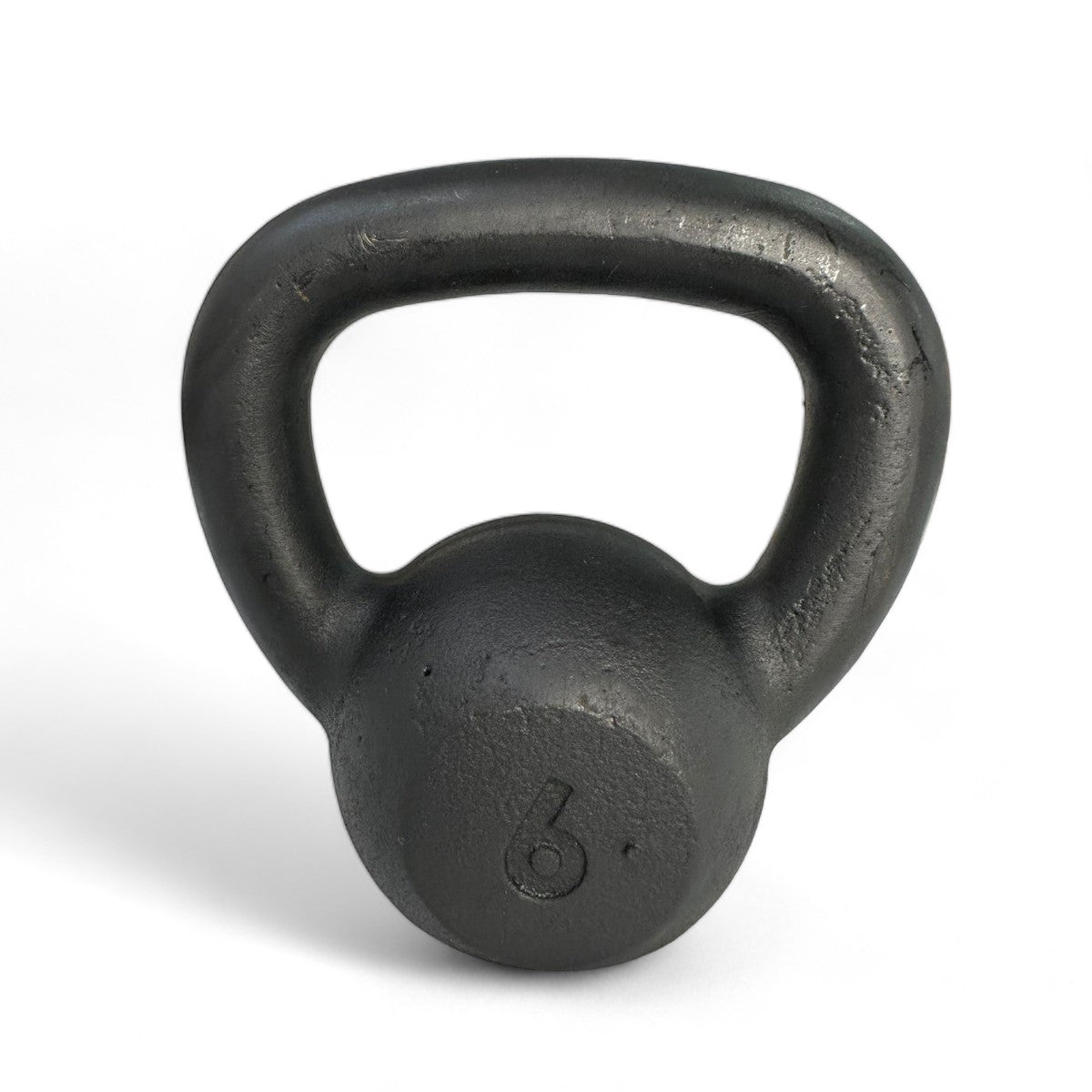Kettlebell Pintado Ferro Fundido Preto