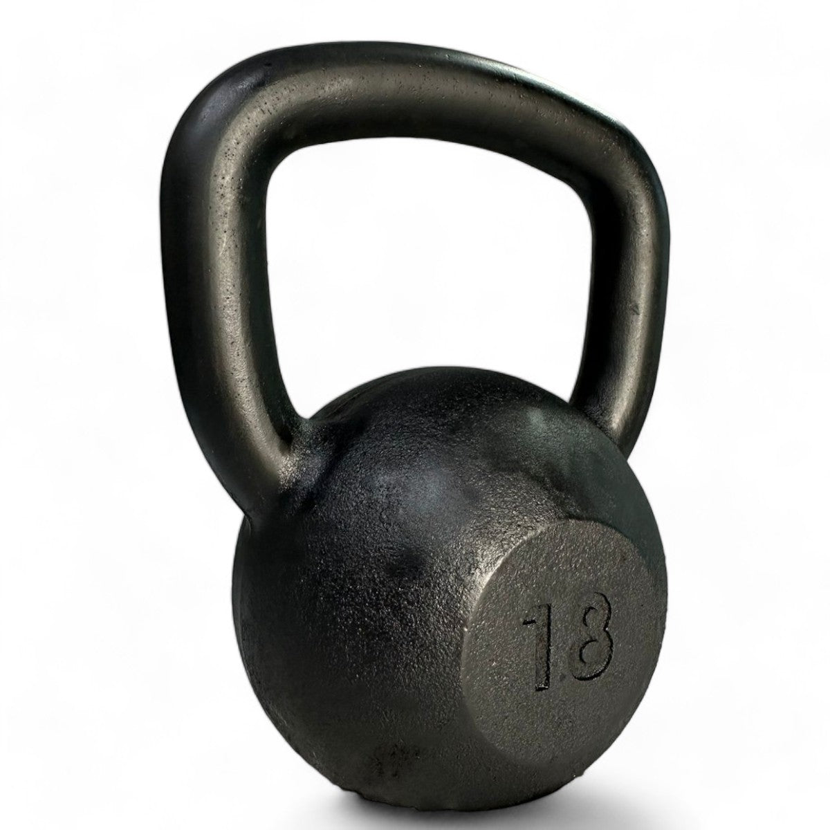 Kettlebell Pintado Ferro Fundido Preto