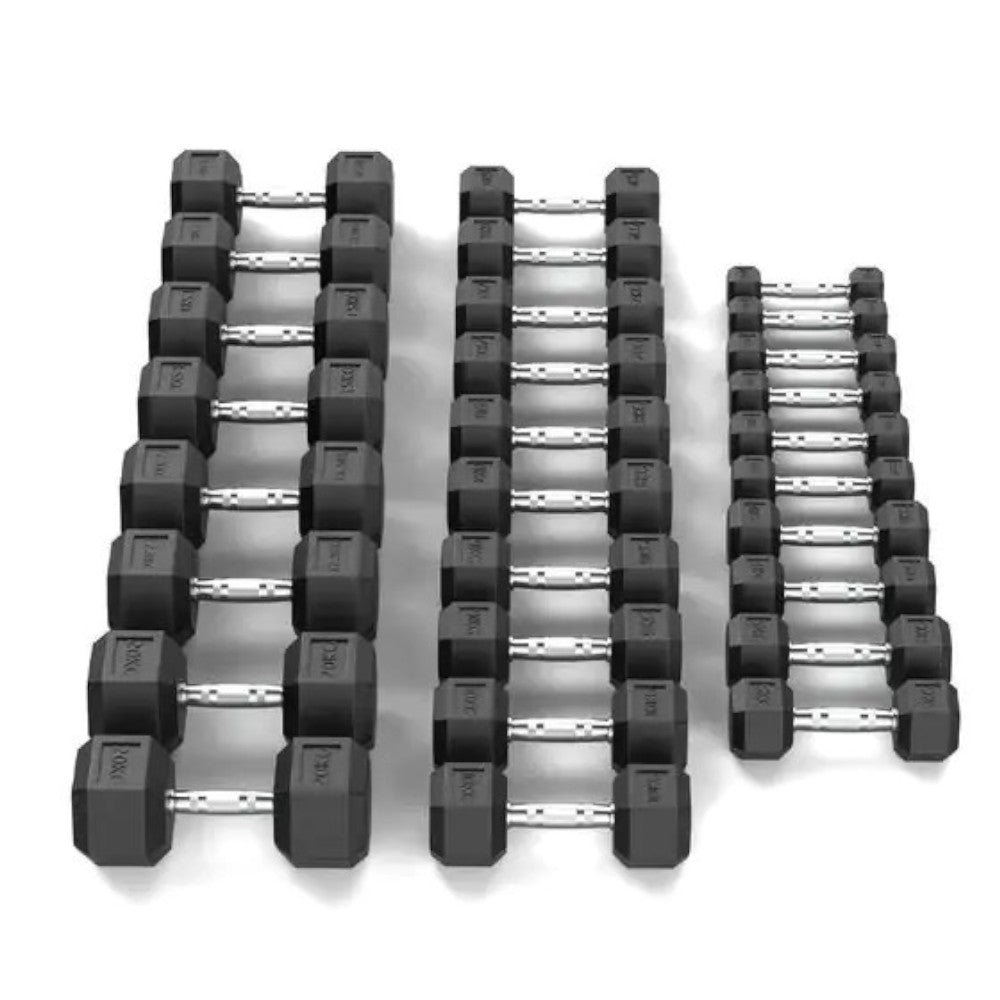 Kit Halteres Sextavados 1 a 20 kg Par