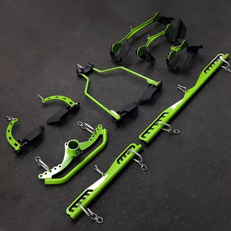 Kit Puxadores Reguláveis Anatômicos Mag Grips Verde