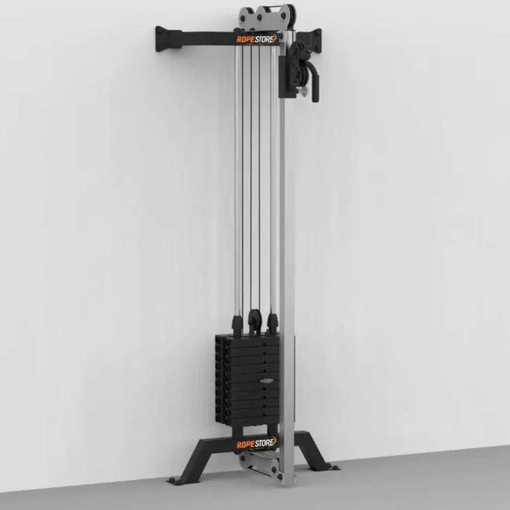 Polia de Parede com Carga de 50 kg Regulável Profissional Musculação
