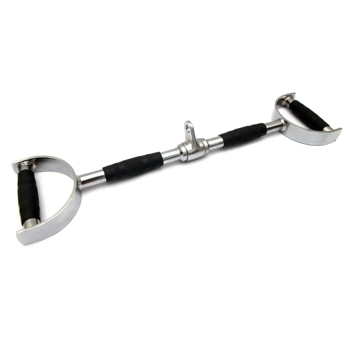 Kit Puxadores Musculação Cromados 5 Peças