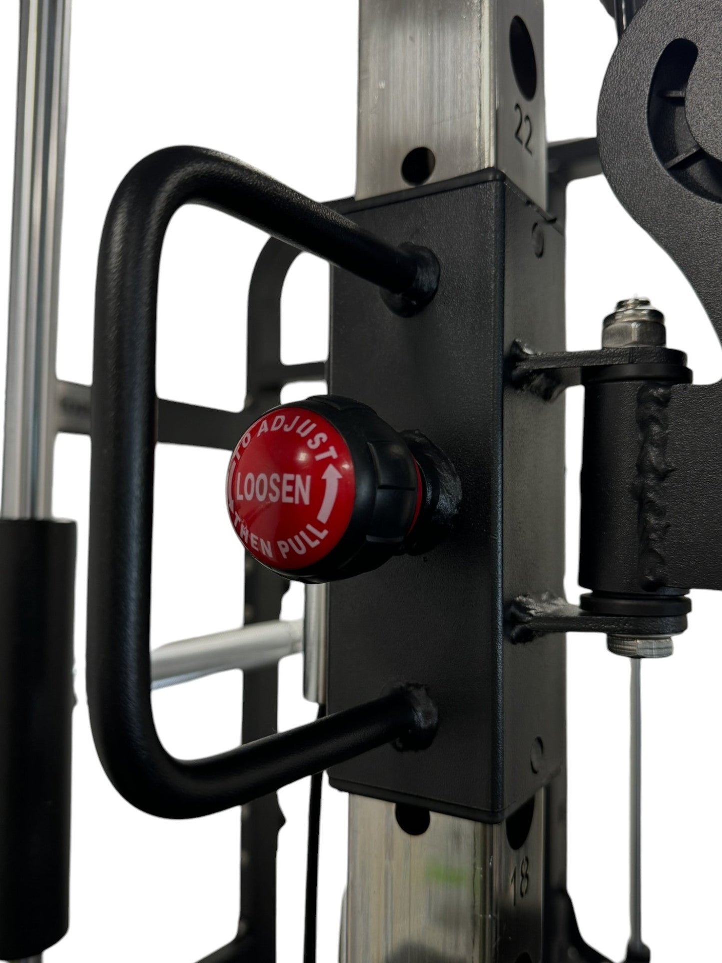 Rack Multifuncional com Smith 80 kg de Carga Linha Hard