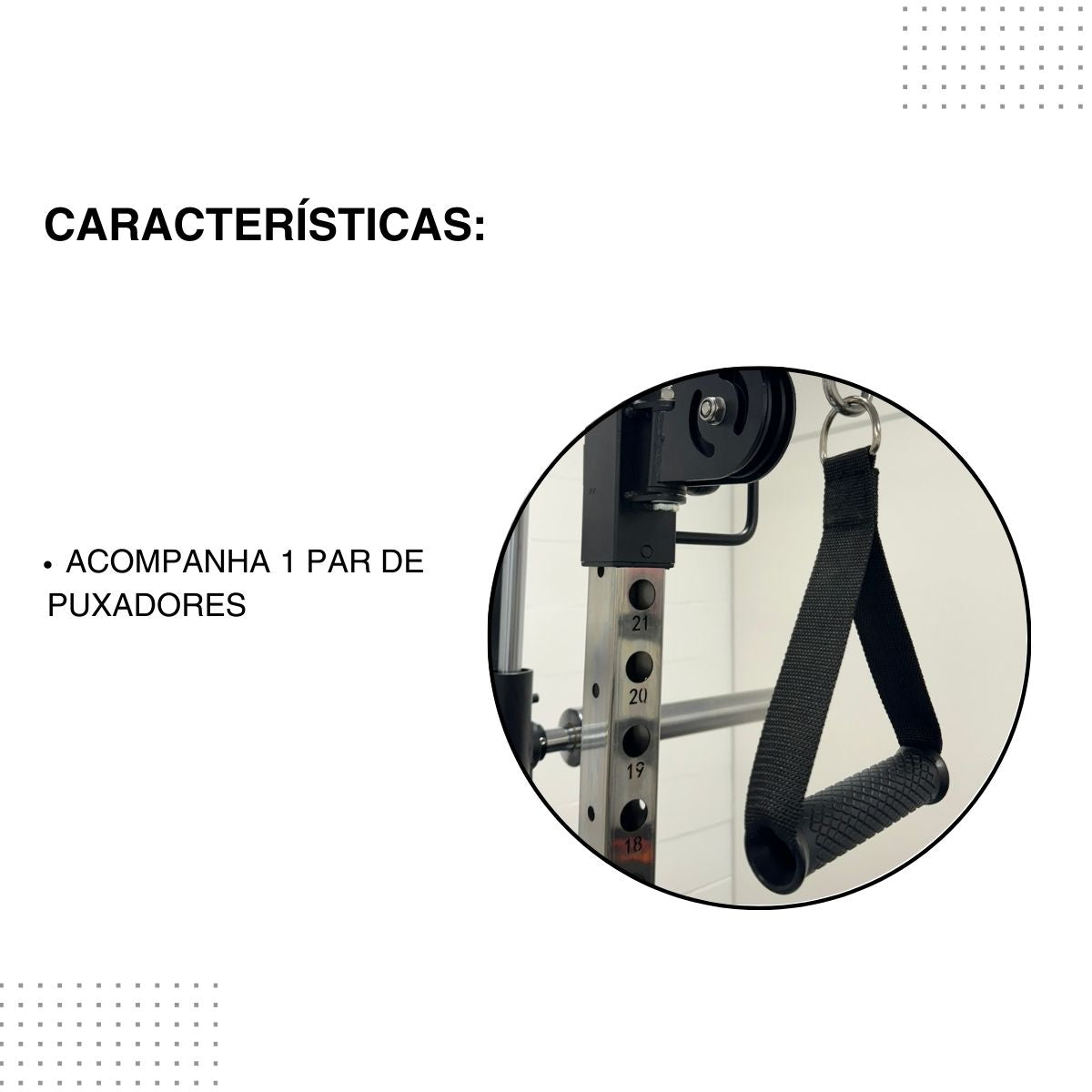 Rack Multifuncional com Smith 80 kg de Carga Linha Hard
