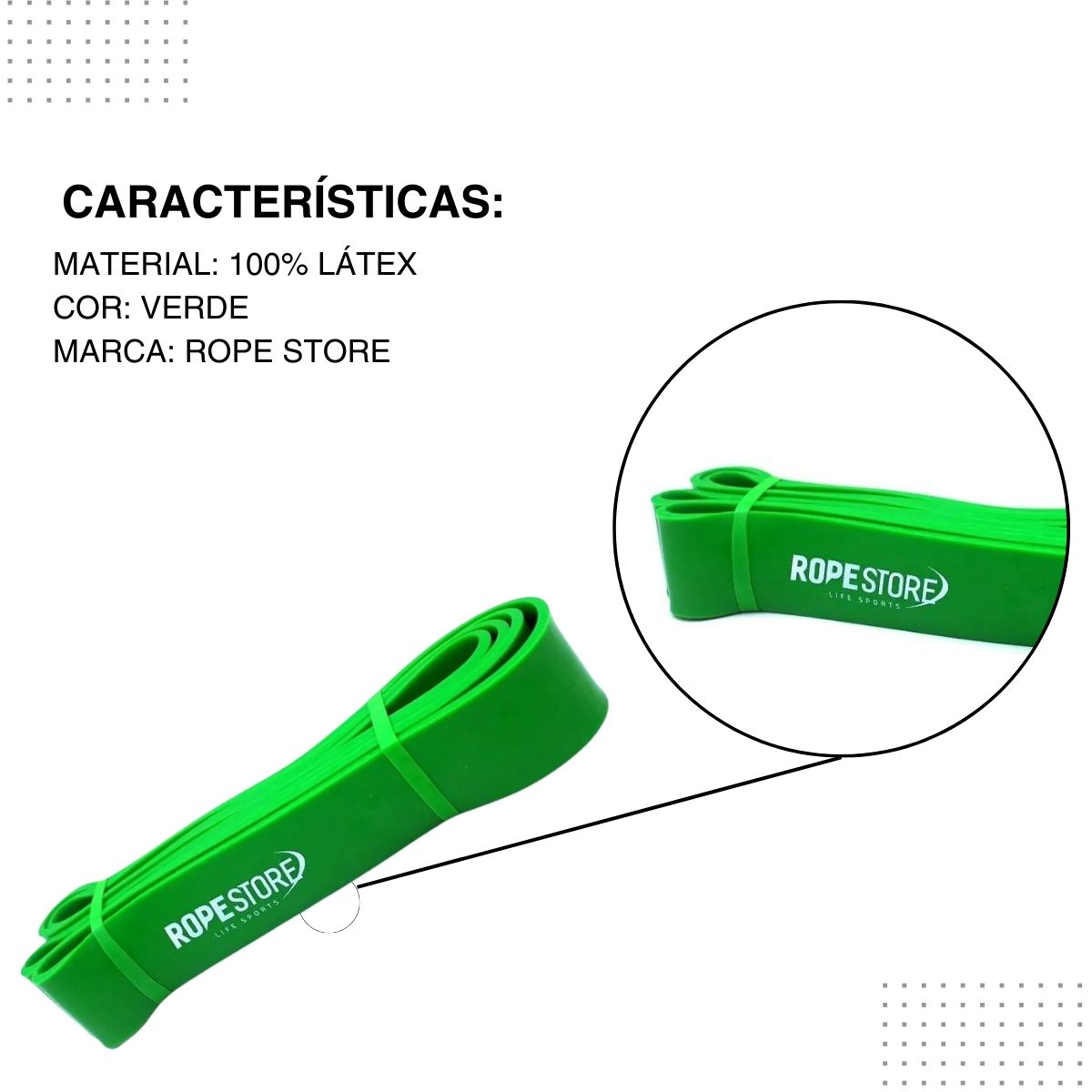 Super Band Forte Verde 4.5 Rope Store