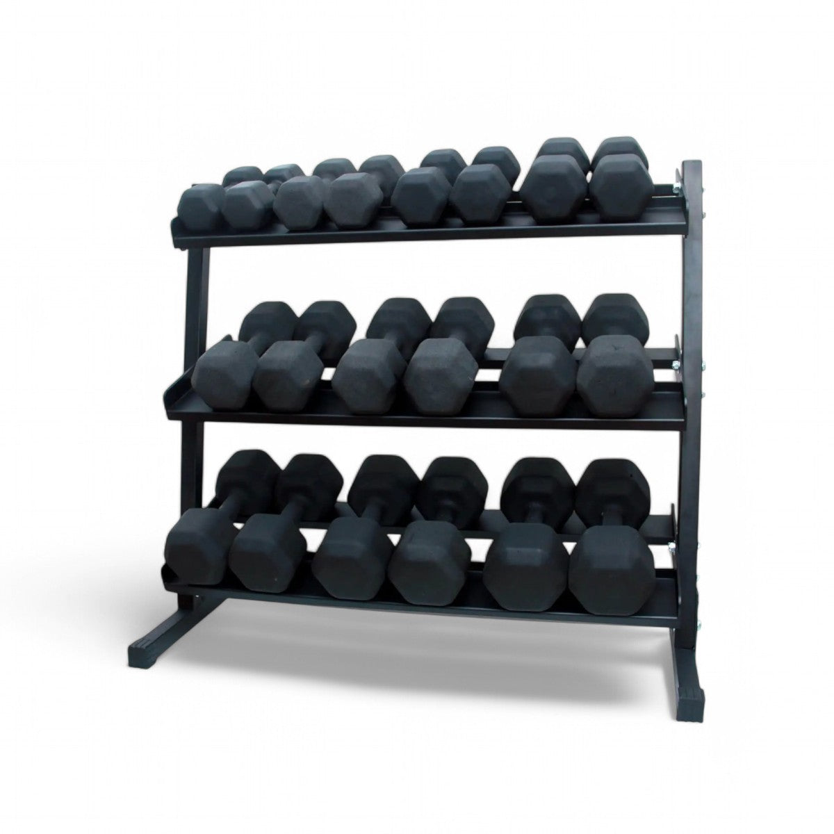 Expositor para Halteres Sextavados Preto