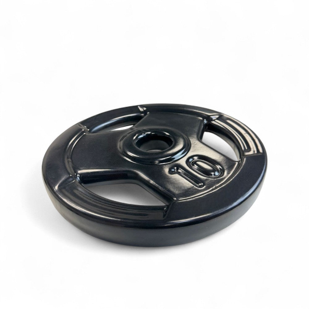 Anilha Olímpica Emborrachada Furo 54MM Preta