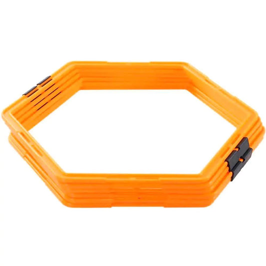 Argola Grade Hexagonal de Agilidade 6 Unidades Laranja