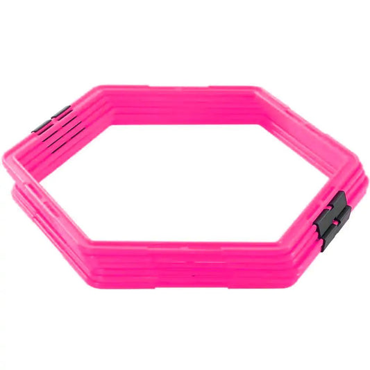 Argola Grade Hexagonal de Agilidade 6 Unidades Rosa