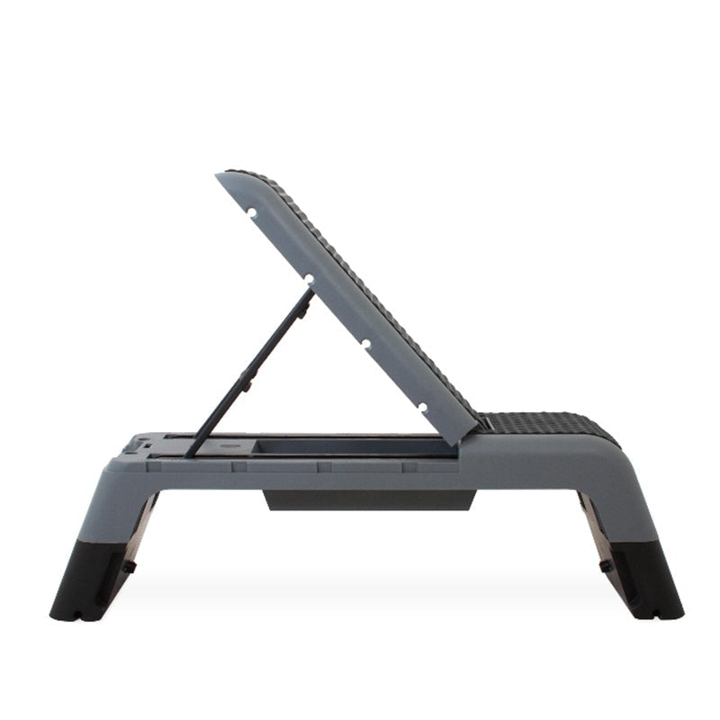 Banco Step Deck Plataforma de Exercicios Cinza