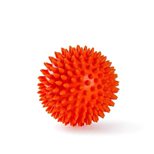 Bola de Massagem Cravos Texturizada 9,0 cm Laranja