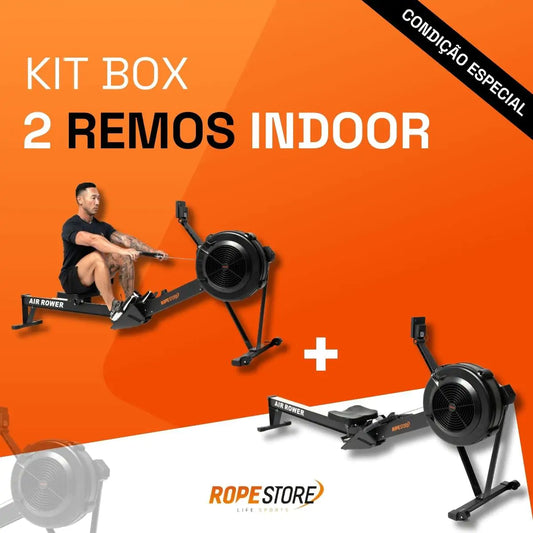 Combo com 2 Remos Indoor Seco Rower