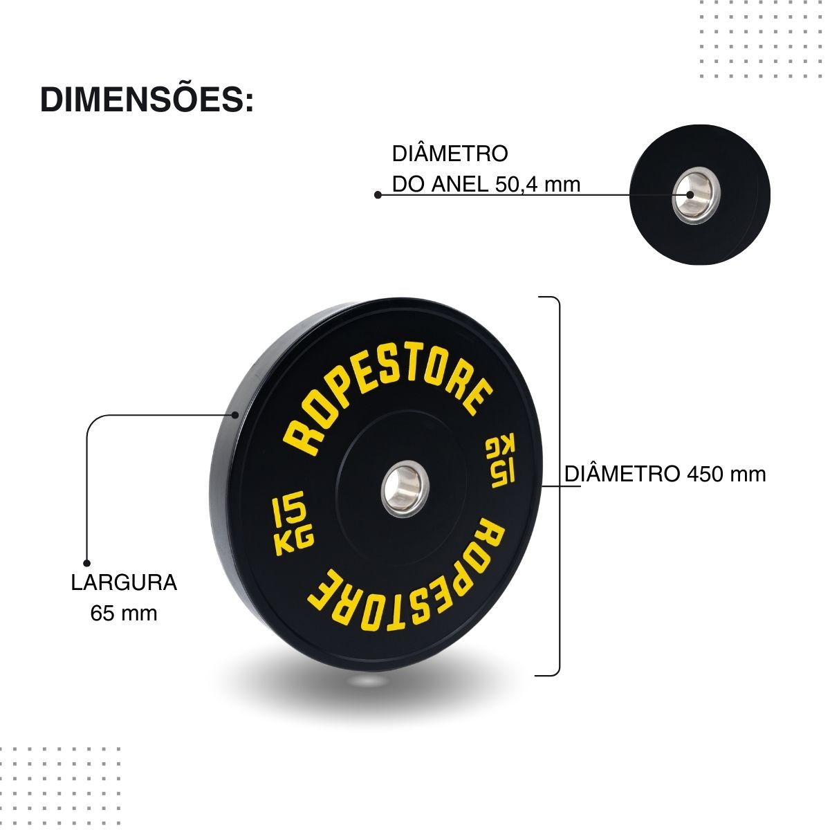 Kit Home Box Anilha Olímpica Bumper 100 kg + 1 Barra Olímpica Feminina BC-15H