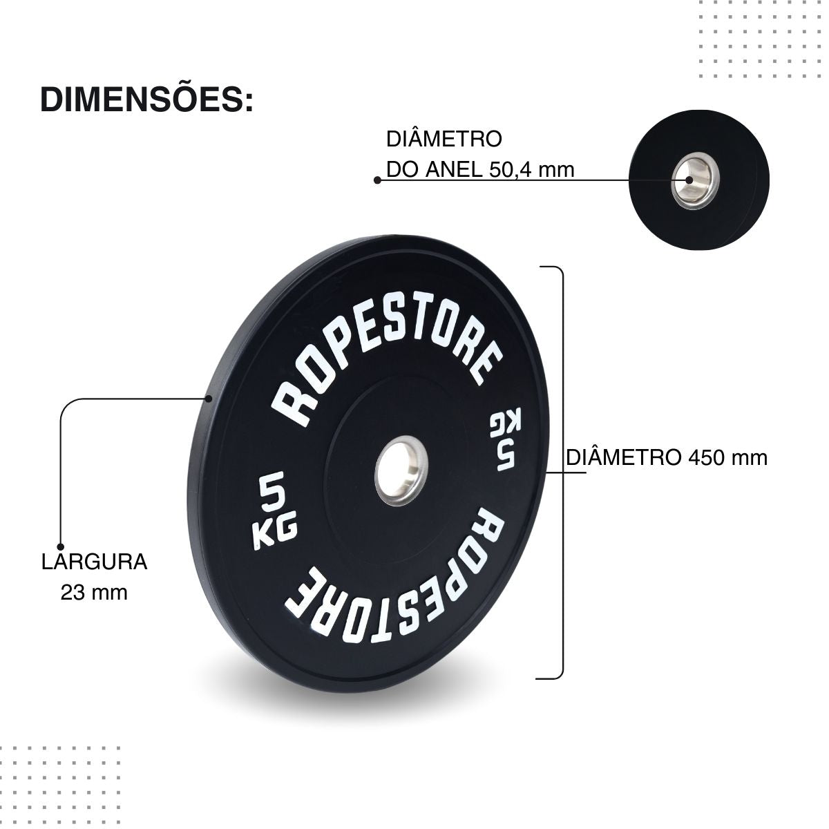 Kit Home Box Anilha Olímpica Bumper 100 kg + 1 Barra Olímpica Feminina BC-15H