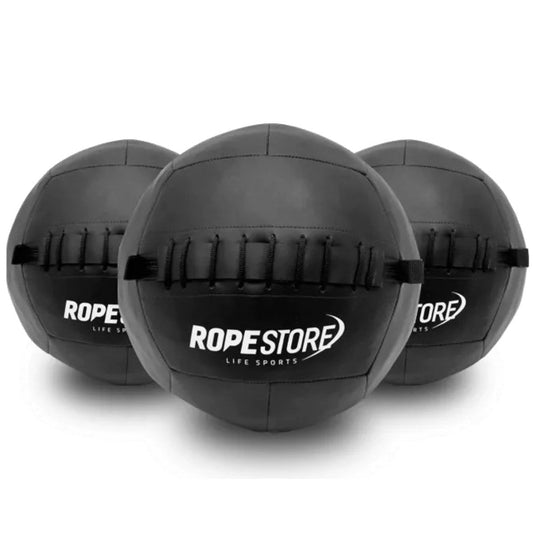 Kit 3 Bolas Wall Ball 12, 14, 16 Libras Preta