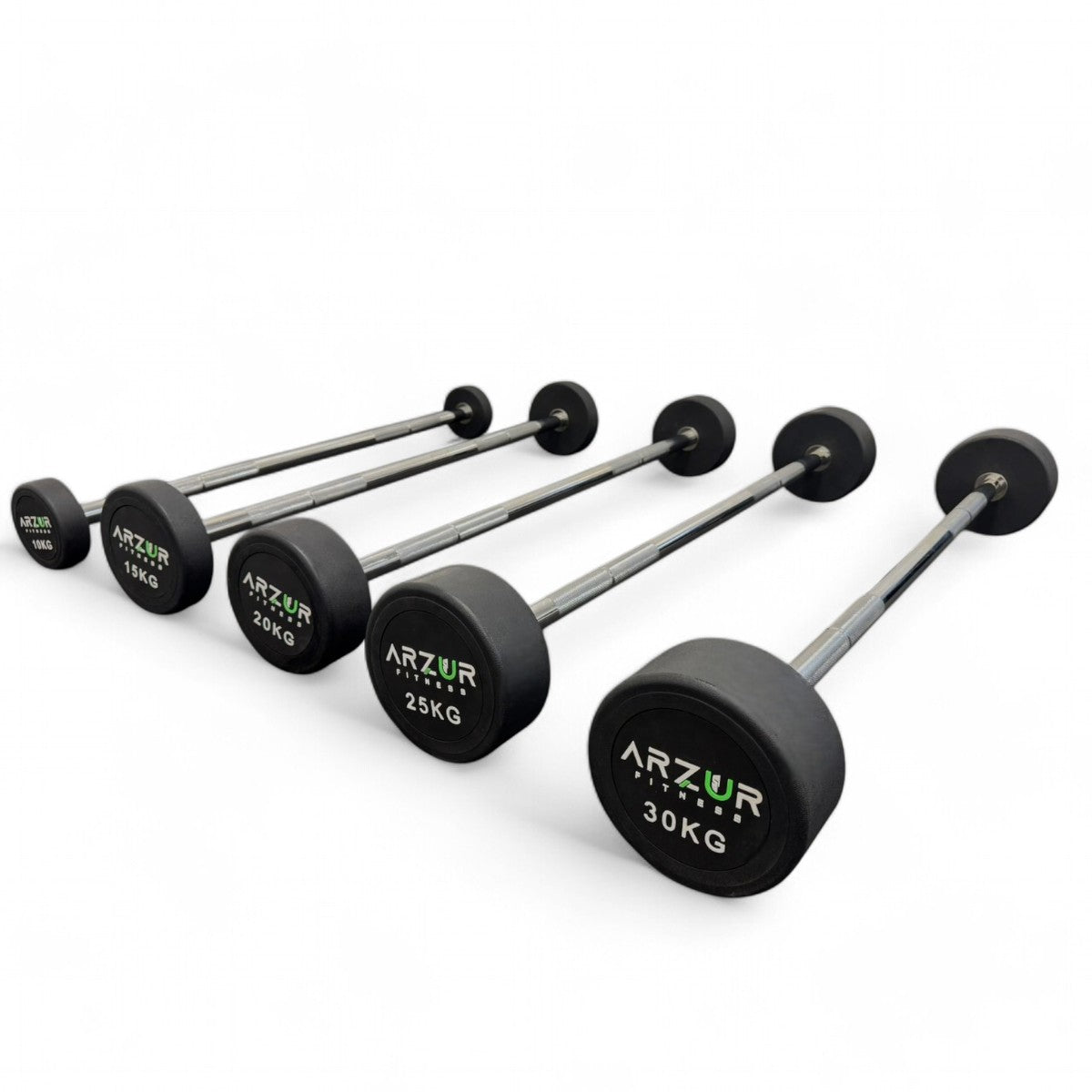 Kit Barra Montada Emborrachada 10,15,20,25,30 kg com Suporte