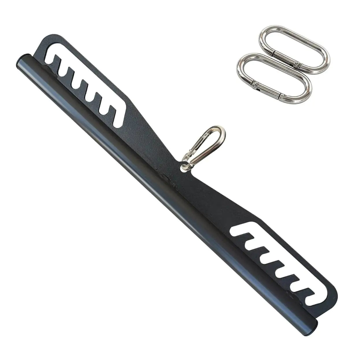 Kit Puxadores Anatômicos Reguláveis 8 Peças Preto + Suporte de Chão
