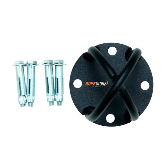 Kit Suporte Teto Para Fita de Suspensão Circular Preto Fosco