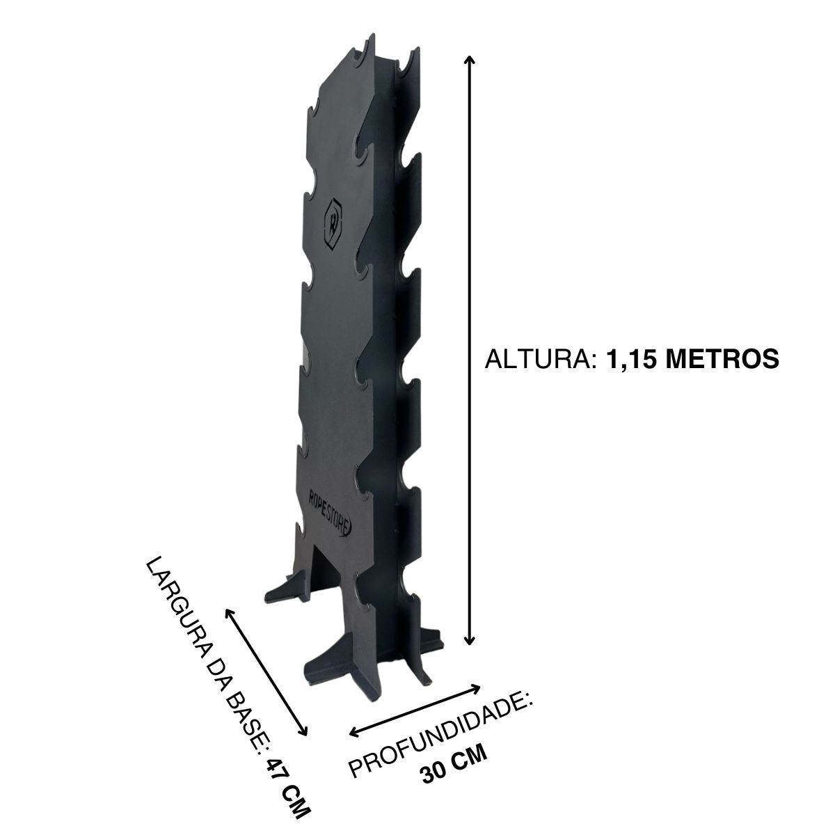 Suporte para Halteres Expositor Torre 6 Pares Acima de 10Kg